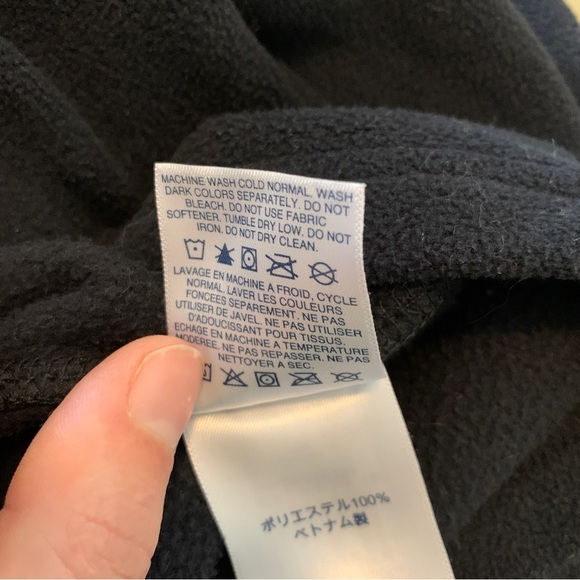 Land’s End Outfitters - Black 3/4 Zip Fleece​​ - Picture 3 of 5